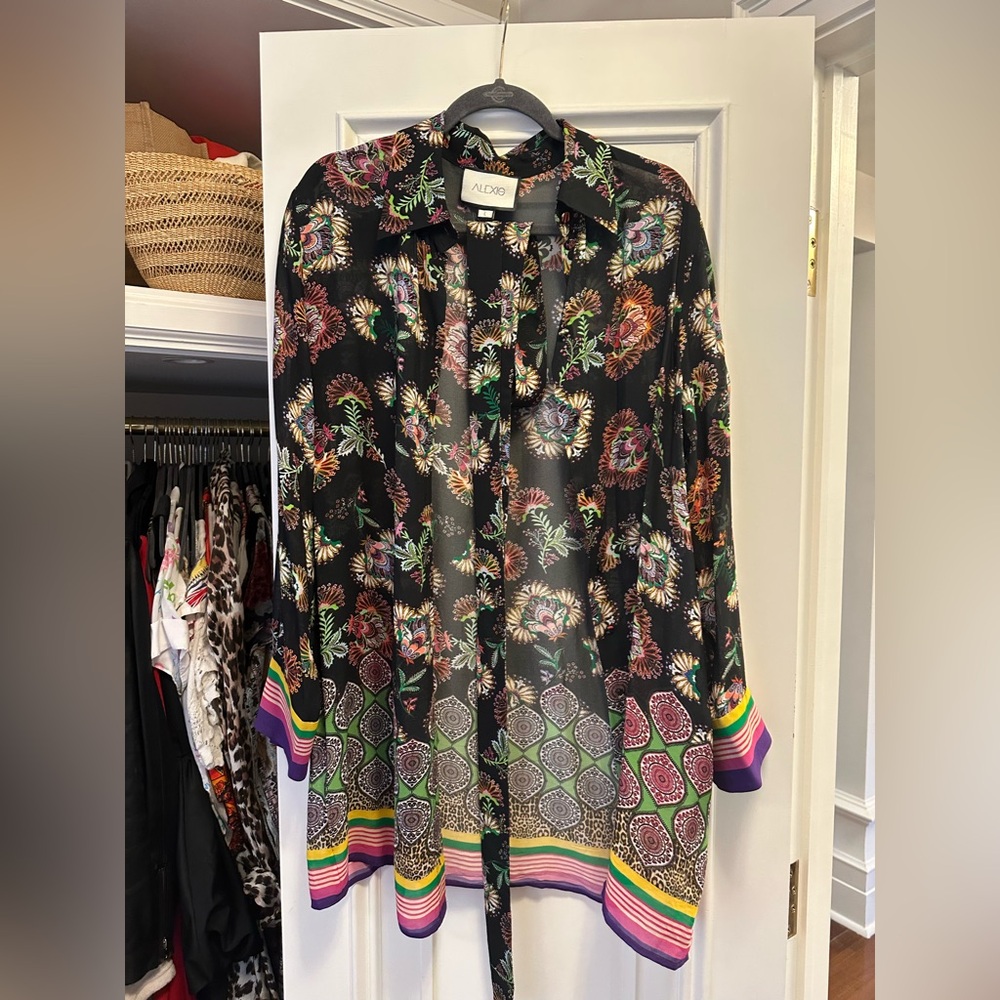 Alexis tunic shirt top with belt